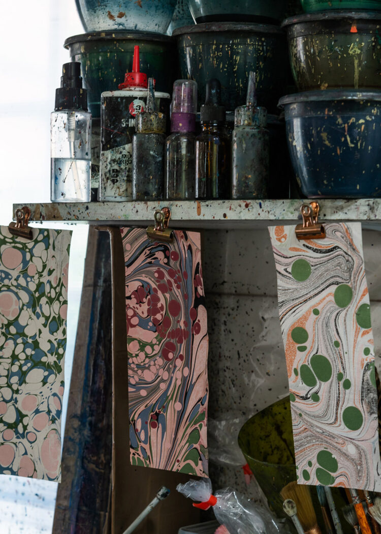 Marbled art by Jemma Lewis