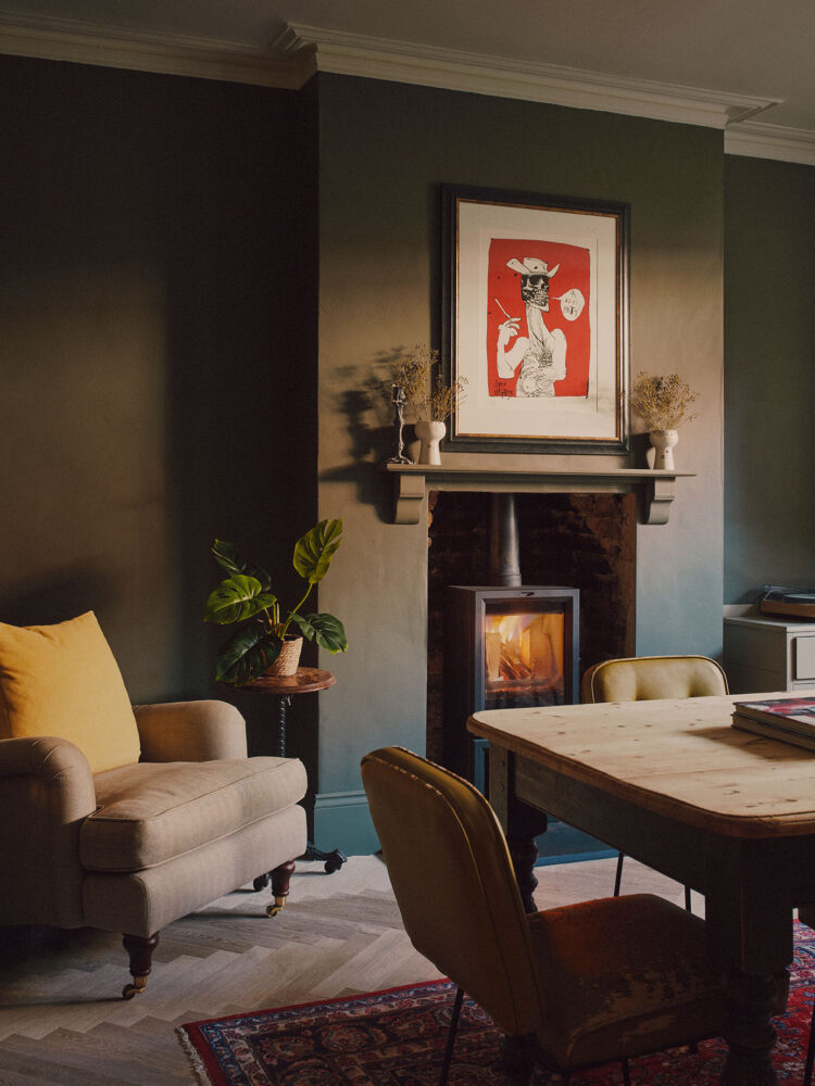 Home interior of Clarence Graves founders, Chris Graves and Jolene Ellis