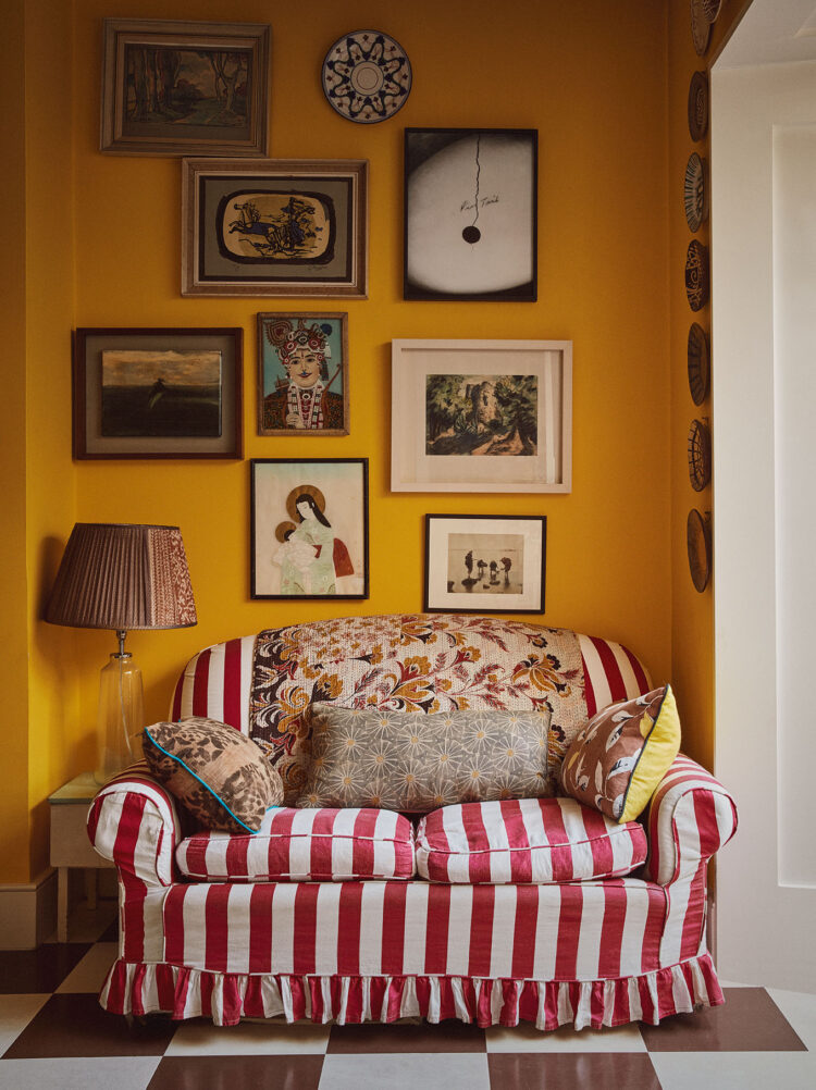 Interior of Lucinda Chambers' house