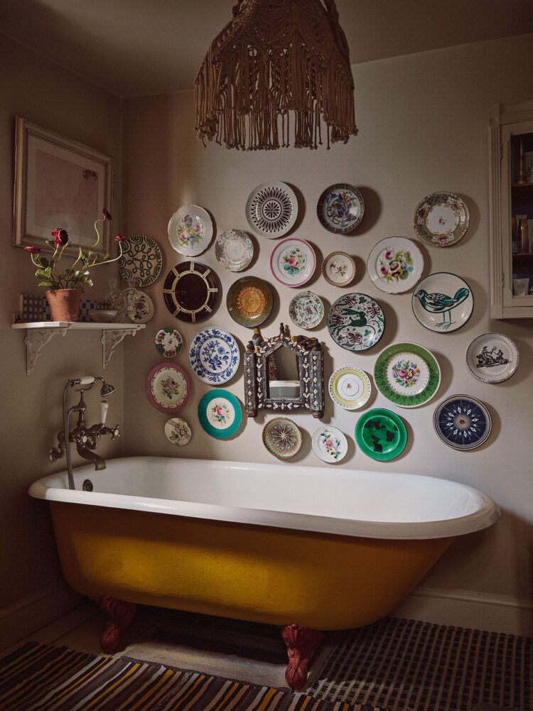 Bathroom interior of Lucinda Chambers' house