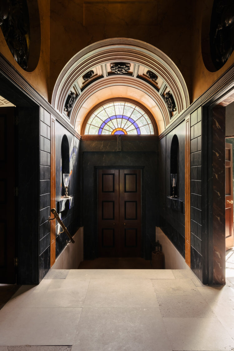 Interiors of Pitzhanger Manor in London