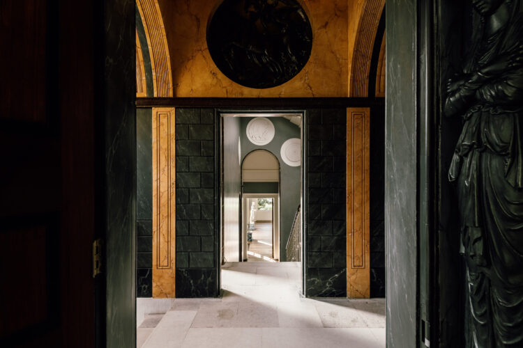 Interiors of Pitzhanger Manor in London