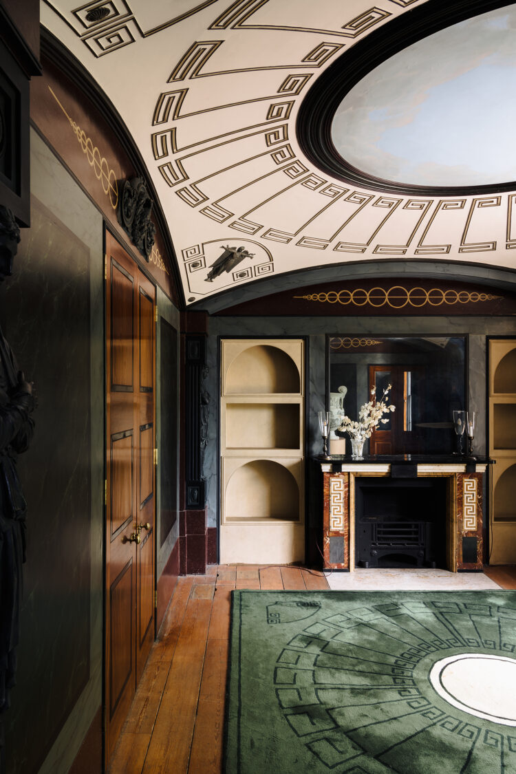 Interiors of Pitzhanger Manor in London