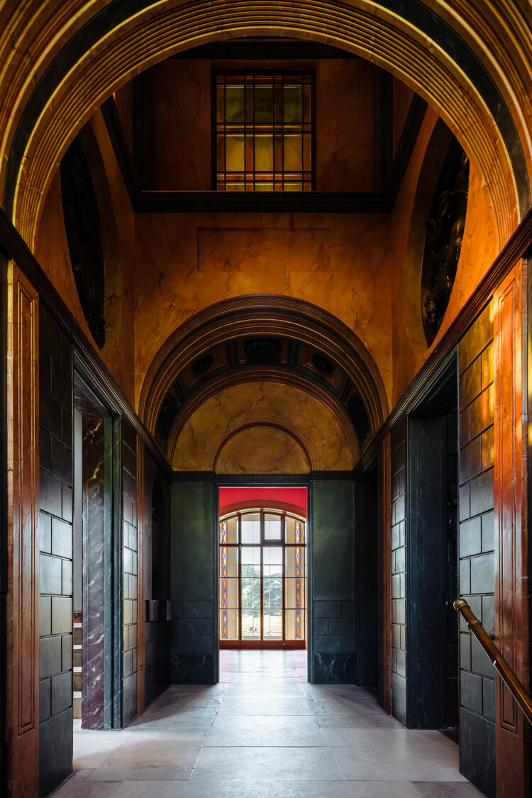 Interiors of Pitzhanger Manor in London