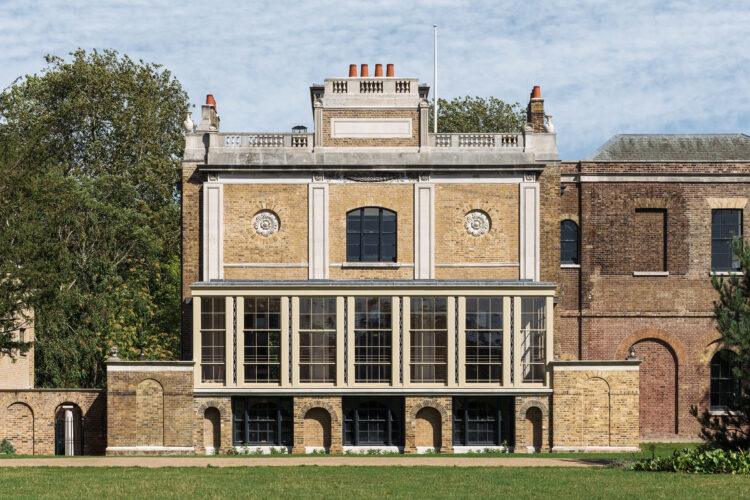 Exterior of Pitzhanger Manor in London