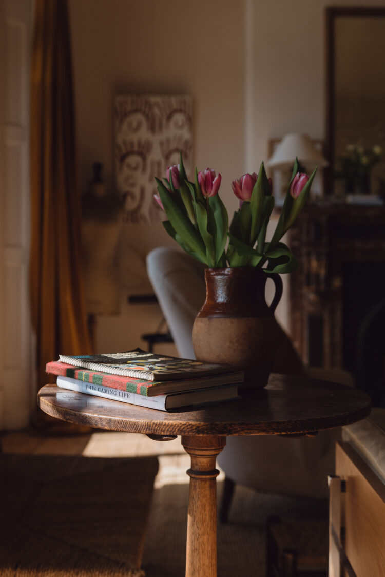 Interiors of Jessie Cutts' living room in Kent