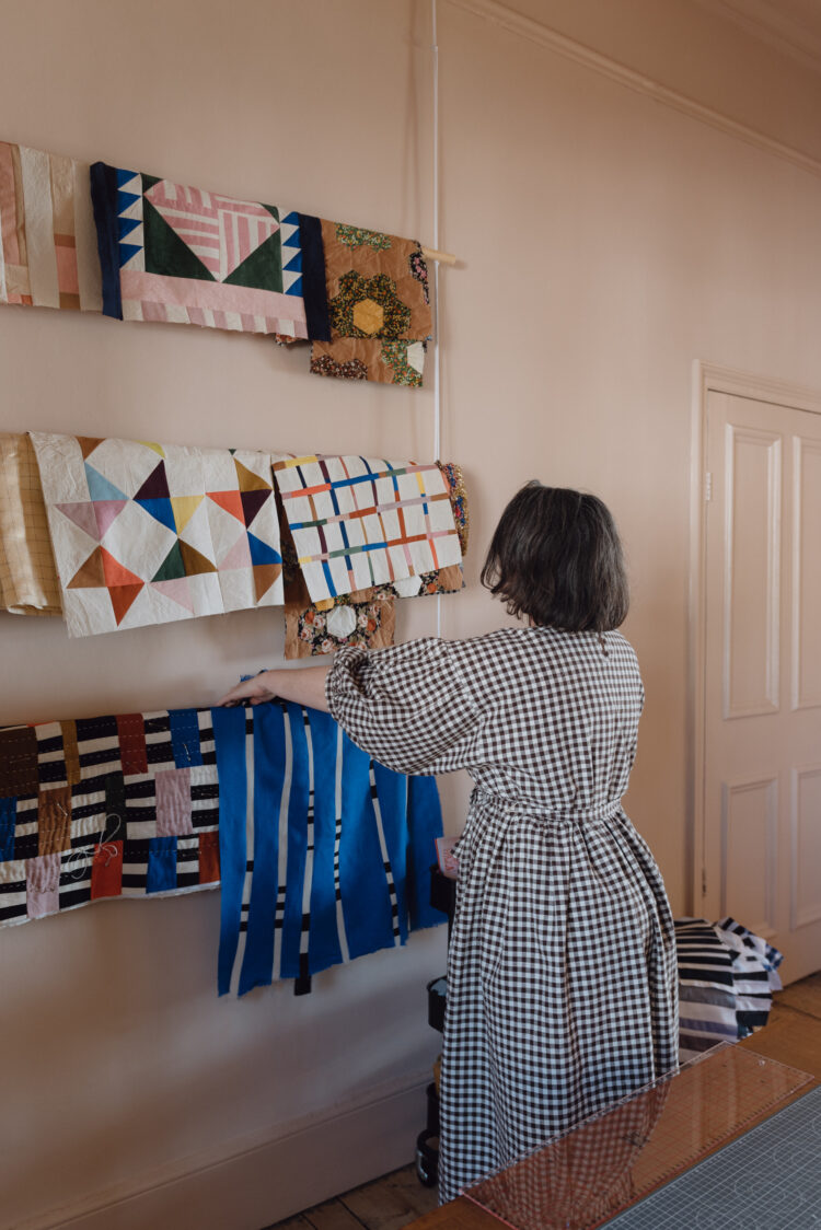Interiors of Jessie Cutts' living room in Kent