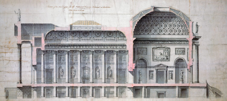 Soane's architectural drawings