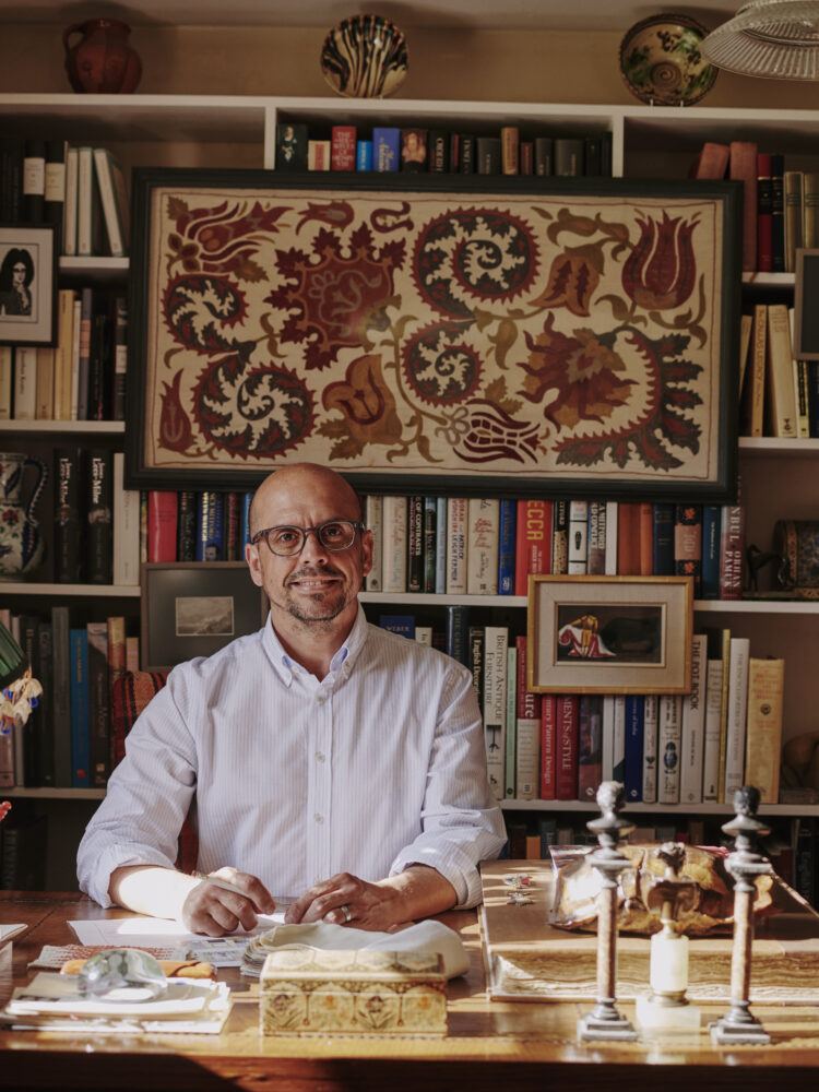Carlos Garcia portrait in study