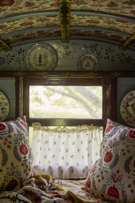 A Room of One’s Own: the storybook hideaway of Tess and Alfred Newall’s bow-top wagon