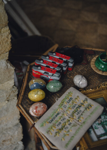 A Room of One’s Own: Luke Edward Hall on the vintage ephemera and collected costumes in his Cotswolds studio