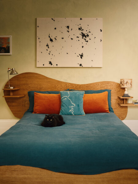 A Room of One’s Own: how artists Eliza Hopewell and Theodore Vass handcrafted the bedroom of their first flat together