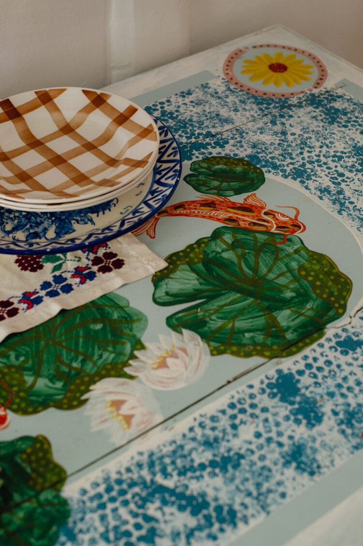 Camilla Perkins painted furniture
